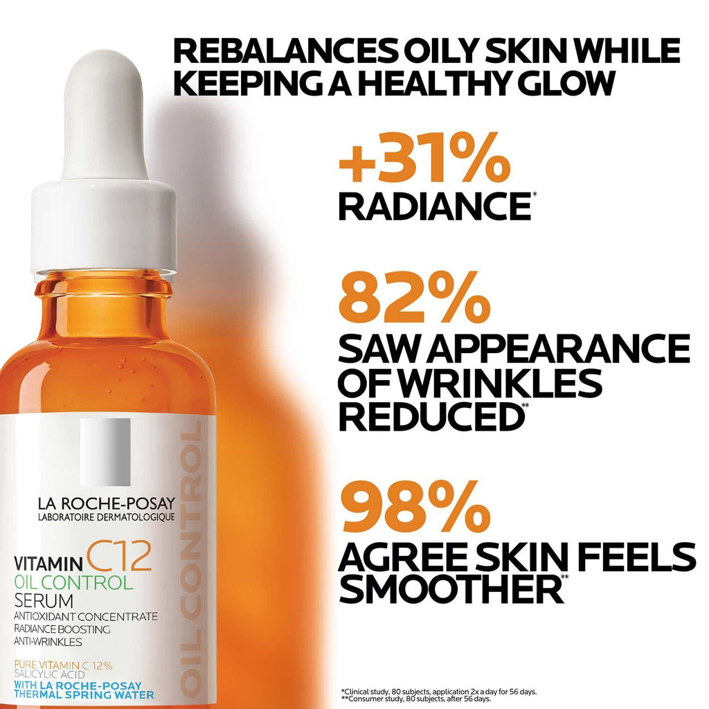 Vitamin C12 Oil Control Serum For Oily Skin